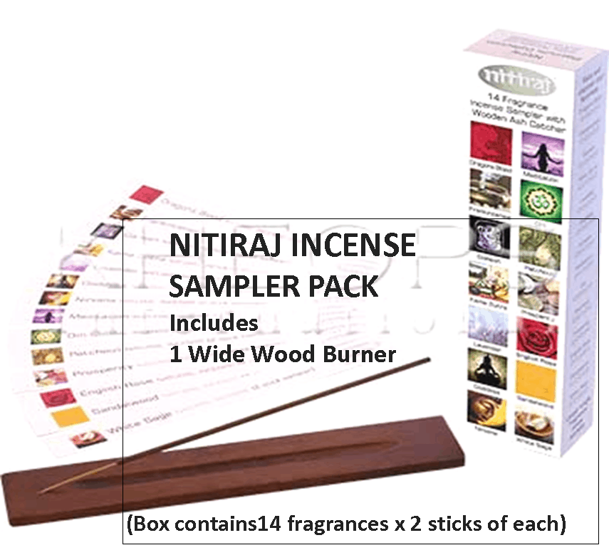 Nitiraj Premium Incense - Sampler 28 pack