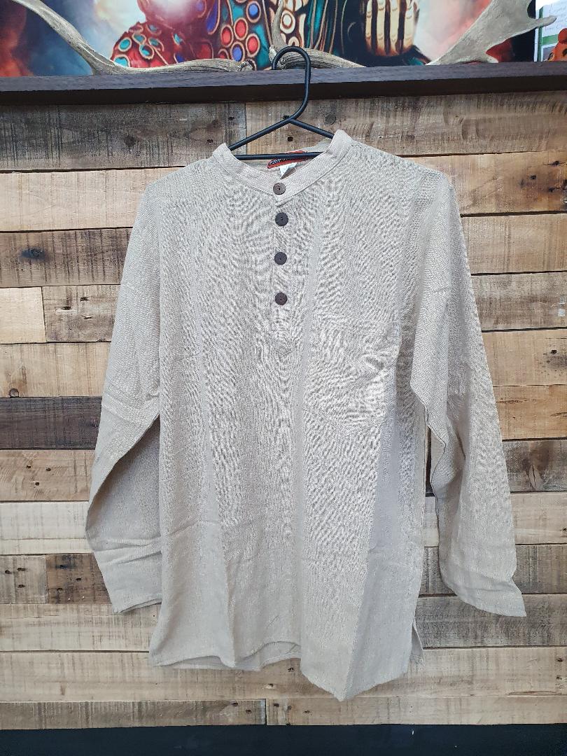 Natural Open Weave Kurtha