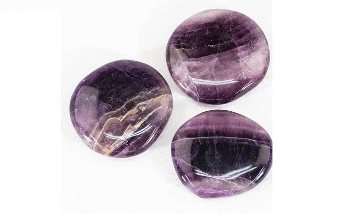 Tumbled - Fluorite Purple XL