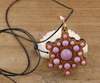 Sacred Geometry Wooden and Crystal Necklace Assorted
