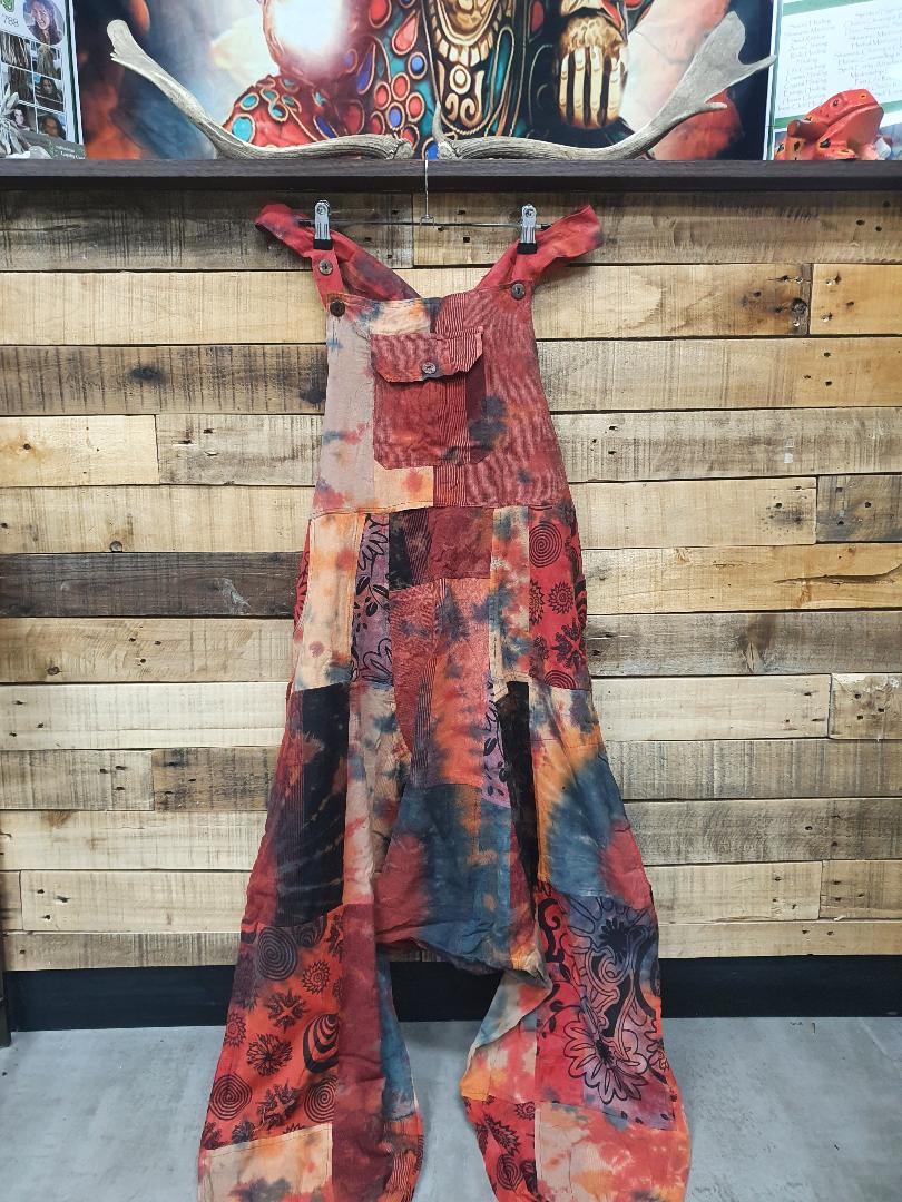 Overall - Tie-Dyed Patchwork