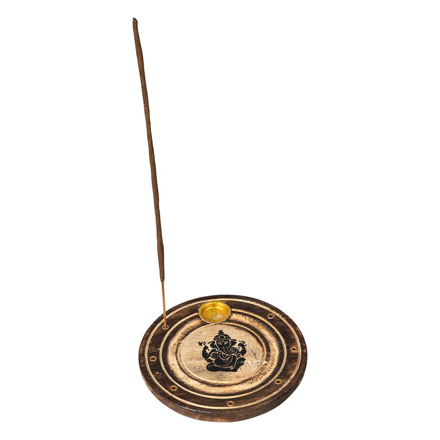 Wooden Incense Holder Assorted 10 Cm