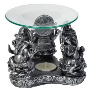 OIL AND TEALIGHT BURNER - 3 Ganesh