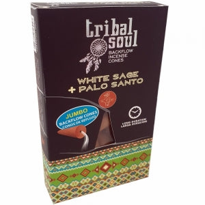 Tribal Soul Backflow Cones - White Sage Palo Santo