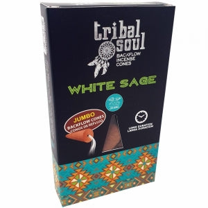 Tribal Soul Backflow Cones - White Sage