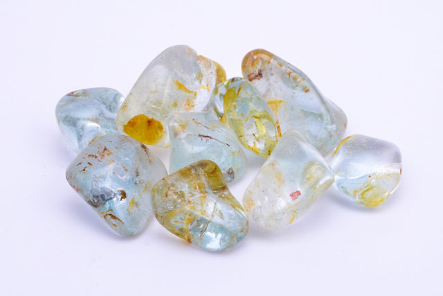 Tumble AAA - Topaz Silver Blue