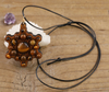 Sacred Geometry Wooden and Crystal Necklace Assorted