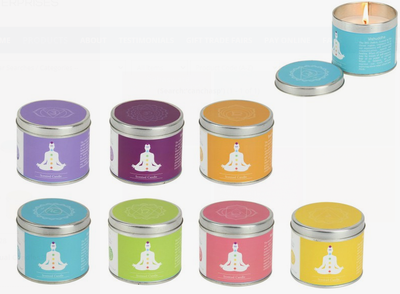 Chakra Scented Candles 160G- Assorted