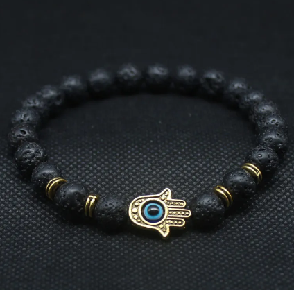 Bracelet - Crystal -  Evil Eye