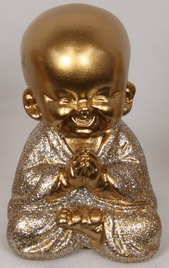 Lucky Gold Buddha Assorted 7cm