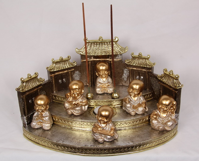 Lucky Gold Buddha Assorted 7cm