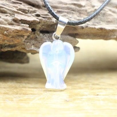 Crystal Mini Angel Necklace Assorted