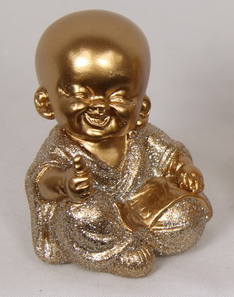 Lucky Gold Buddha Assorted 7cm