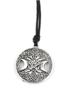 Triple Moon Pentagram Necklace