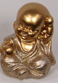Lucky Gold Buddha Assorted 7cm
