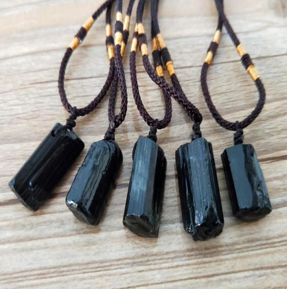 Necklace - Tourmaline Raw