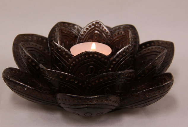 Lotus Candle/Incense Holder 17 Cm