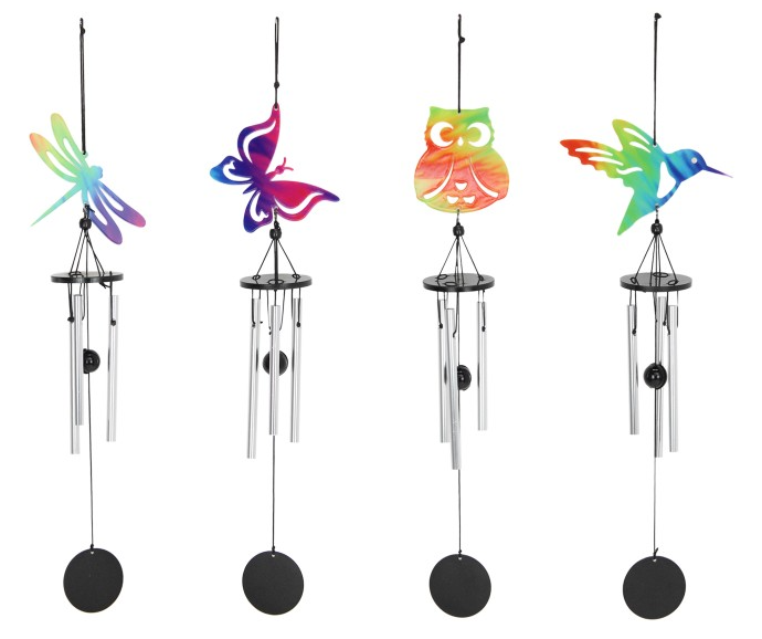 Metal Windchime Assorted 35 Cm