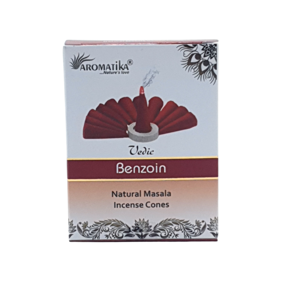 Aromatika Vedic Masala Dhoop Cones Benzoin