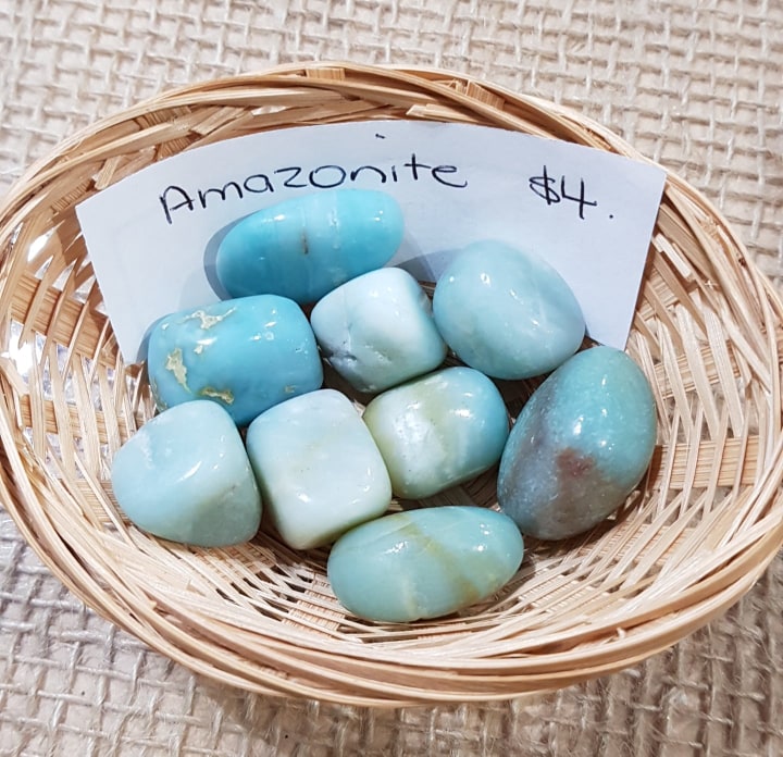 amazonite-tumble