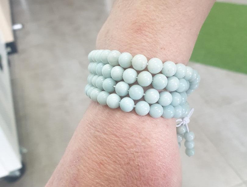 Assorted Crystal Mala Beads 6mm 108 Necklace Bracelet