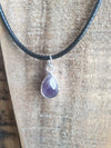 Necklace - Small Amethyst Faceted Necklace