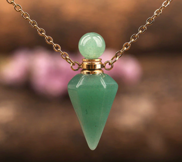 Mini Crystal Bottle Necklace Assorted