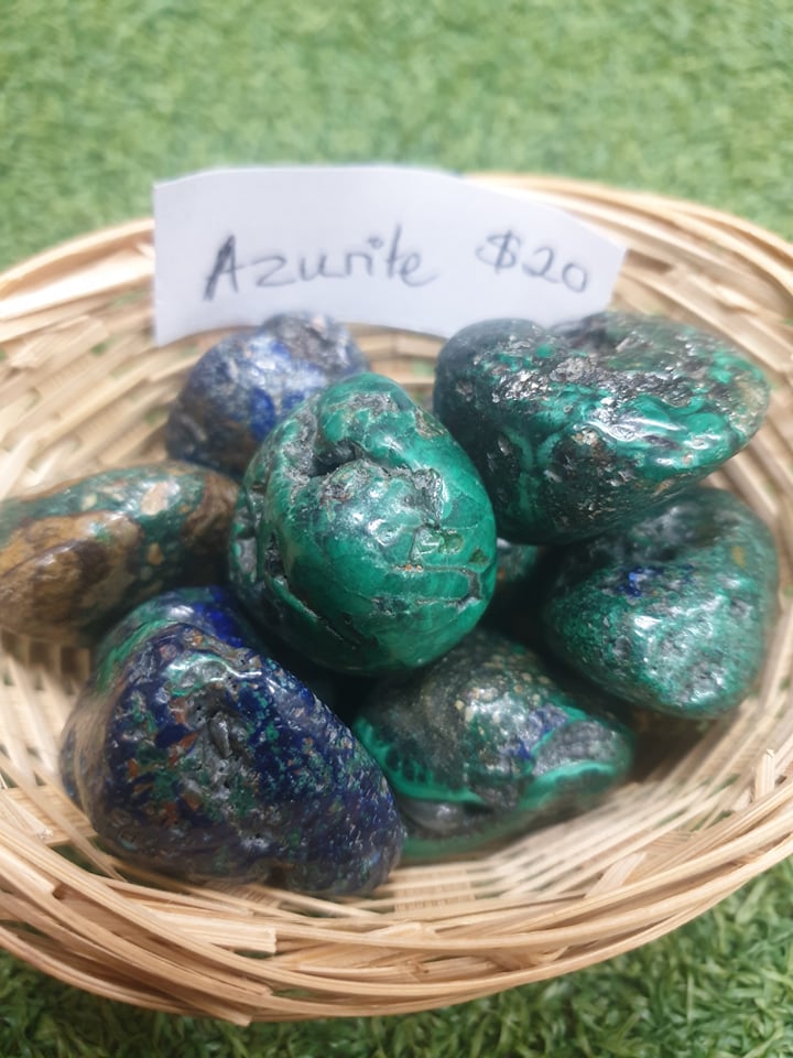 Tumble AAA -  Azurite & Malachite