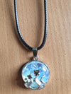 Necklace - Crystal Cats/Fox Pendant