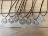 chakra silver pendants