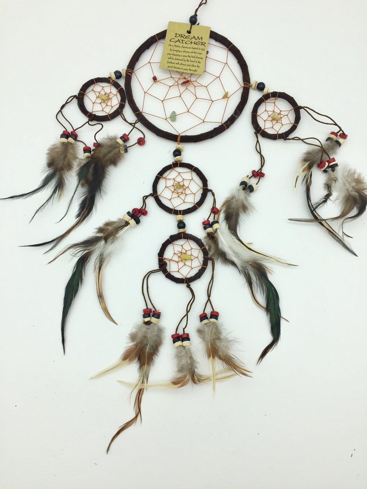 Dream Catcher LEATHER CRYSTALS Small