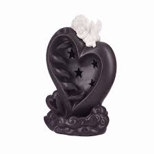 Porcelain Backflow Burner Heart And Angel