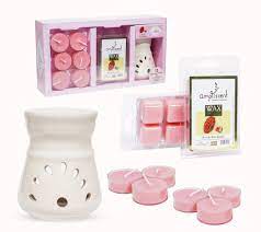 Ampliscent Ceramic Diffuser Wax Melt Gift Set Assorted