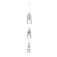 Assorted Brass Bells and Beads Chime Three Symbols