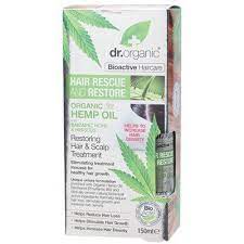 DR ORGANIC - Hair & Scalp Treatment Restoring Organic Hemp Oil 150ml