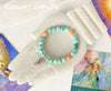 Archangel Sandalphon - Turquoise Bracelet - Carry Prayers - Myrrh