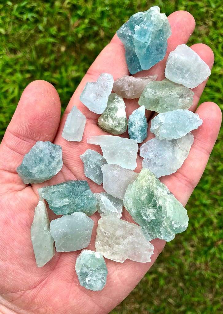 Tumble - Aquamarine Raw