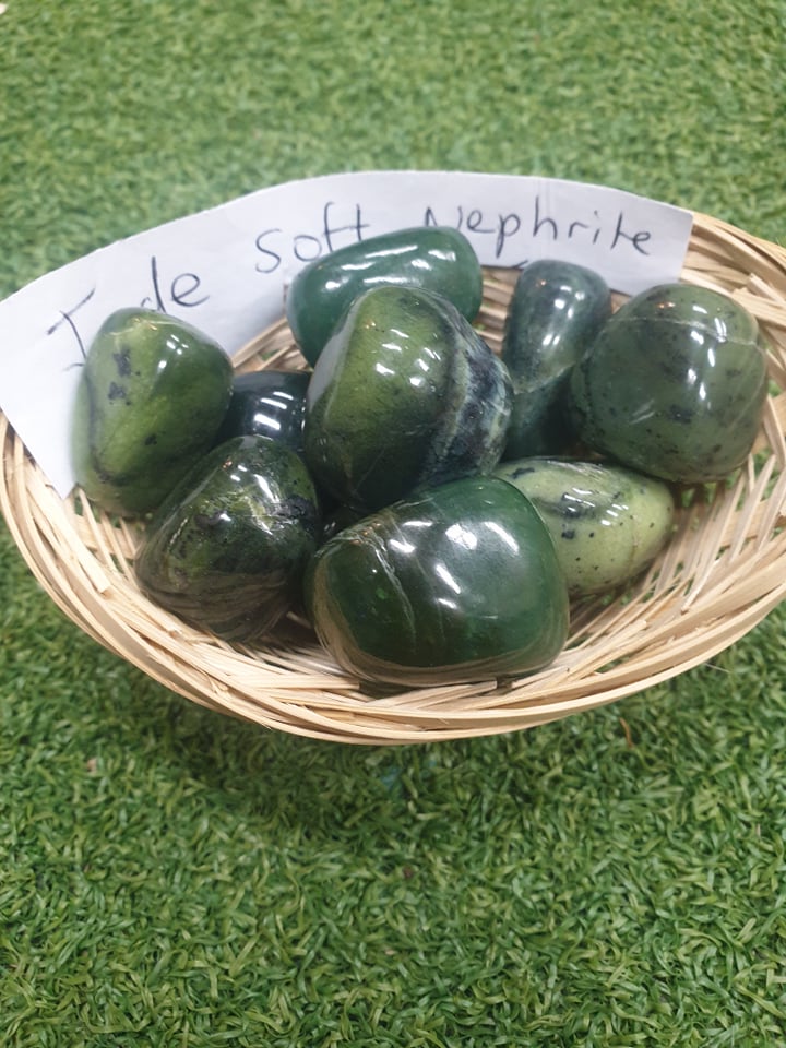 Tumble AAA -  Soft Nephrite Jade