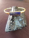 Crystal Rectangle Stone Bangle Cuff Bracelet Assorted