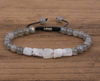 Bracelet Beaded with Raw Crystals Assorted