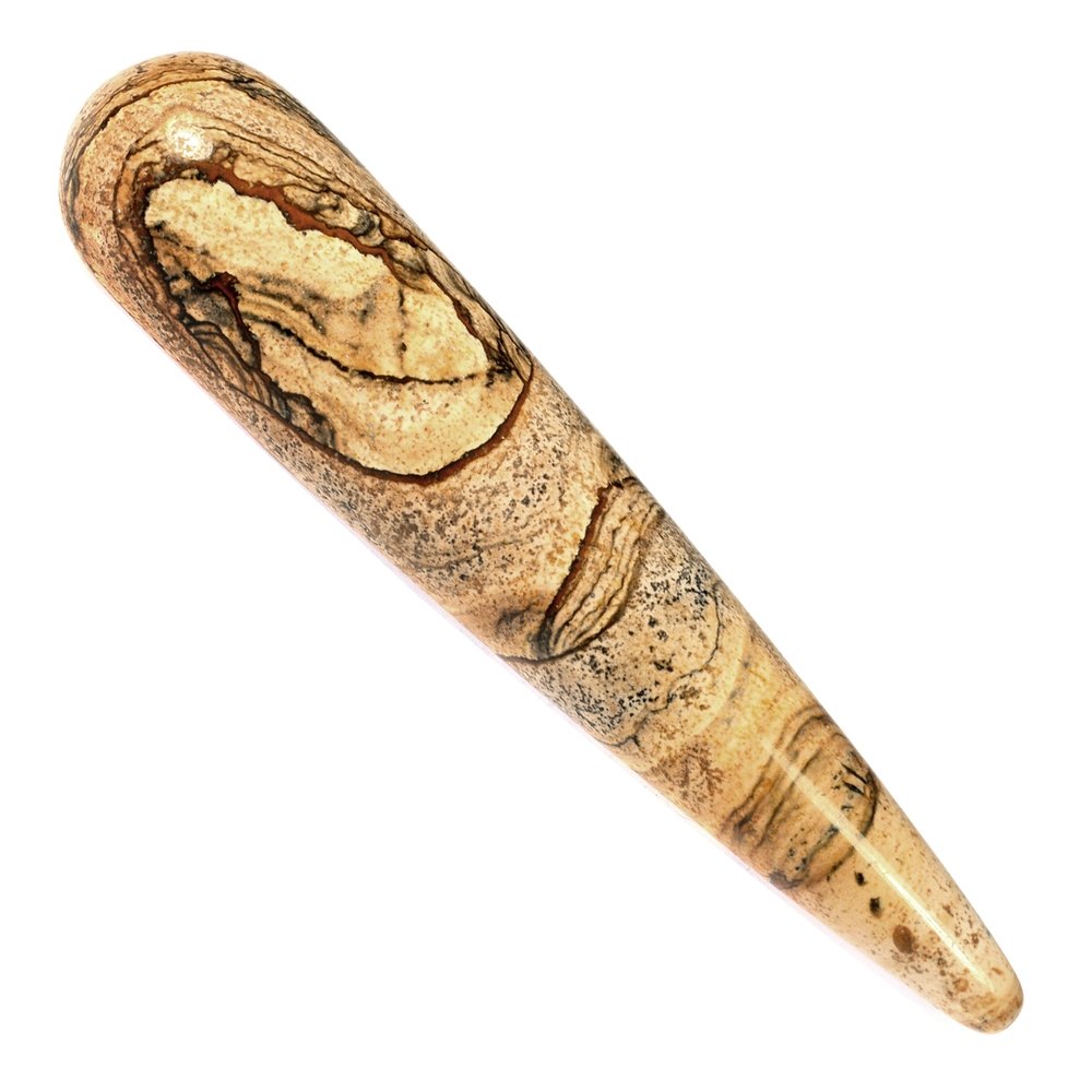Picture Jasper crystal massage wand