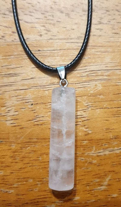 Necklace - Long Crystal Cylinder - Assorted