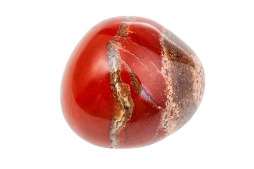 Tumbled - Jasper Striped Red