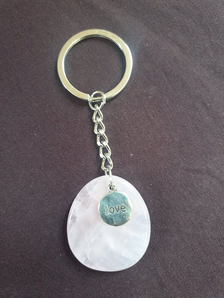 Assorted Crystal Energy Key Rings