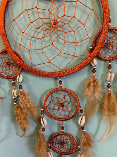 Handmade Dream Catcher Shell Bead 16cm Web 64cm Total Length