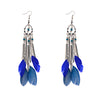 Assorted Colorful Feather Earrings
