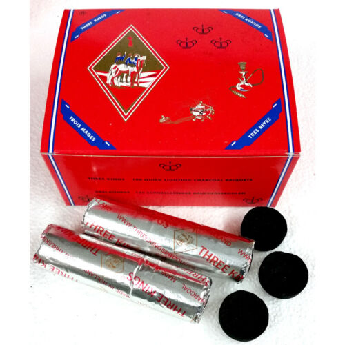 Three Kings - Charcoal Tablets 33mm x 10 Tablets