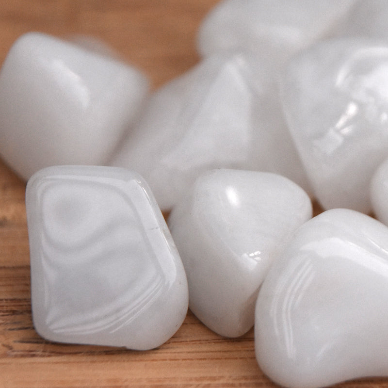 Tumble AAA - Snow Quartz