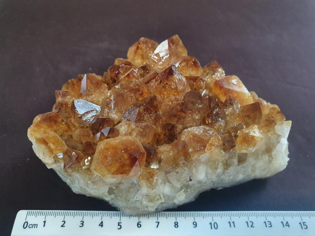 Citrine - cluster raw 1