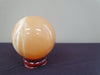 Orange Calcite - sphere